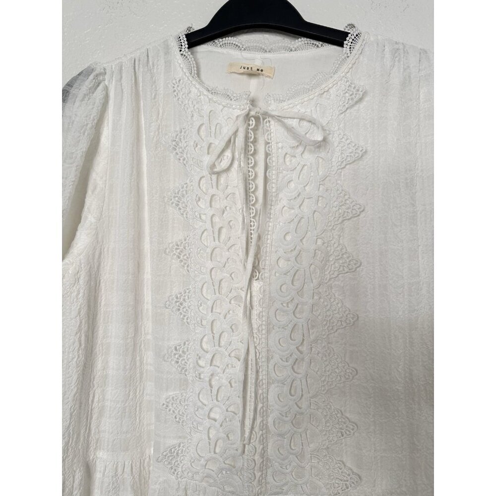 Just Me Size‎ S Boho Crochet Embroidered Maxi - Picture 4 of 7